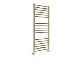 Hooper Straight Ladder Towel Rail Brushed Brass 1200mm high